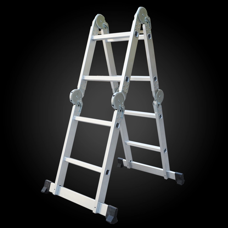 4*3 & 12 Steps Lightweight Folding Multi-Function Aluminum Joint Stairs & Ladder with CE Approved